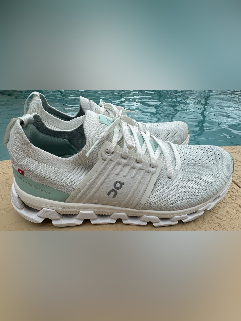 On Cloud-CLOUDSWIFT 3 Ivory Creek Running Shoes 3WD10451195 Size 10.5 Clean